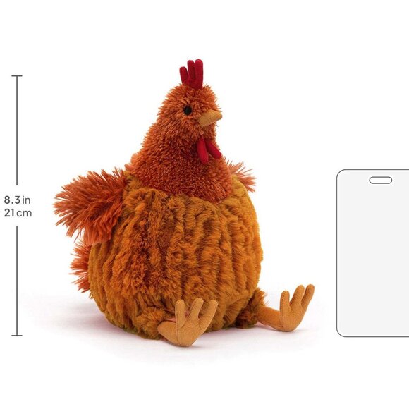 Jellycat Cecile Chicken Retired Stuffed Toy NEW with Tags - Picture 7 of 7